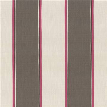 Kasmir Fabrics Thoreau Stripe Berry Fabric 